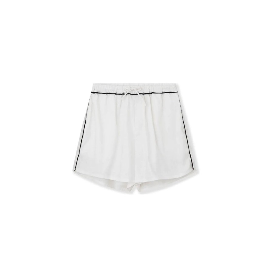 Women Zulu & Zephyr Bottoms | Zulu & Zephyr Coconut Contrast Short