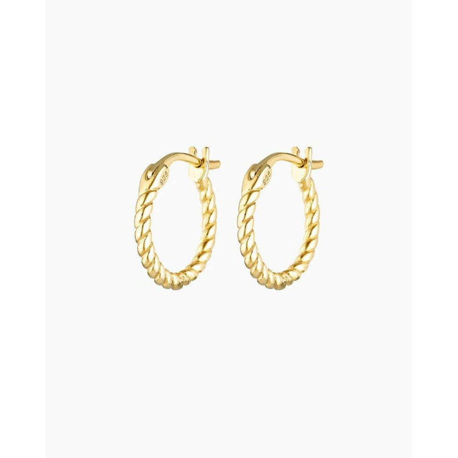 Women Slani Jewellery | Slani Jenni Hoops - Gold