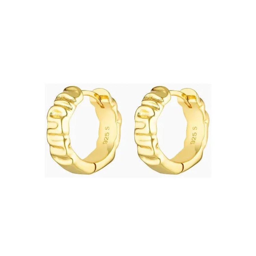 Women Slani Jewellery | Slani Helena Gold Hoops