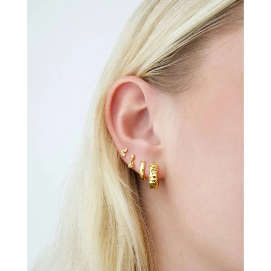 Women Slani Jewellery | Slani Helena Gold Hoops