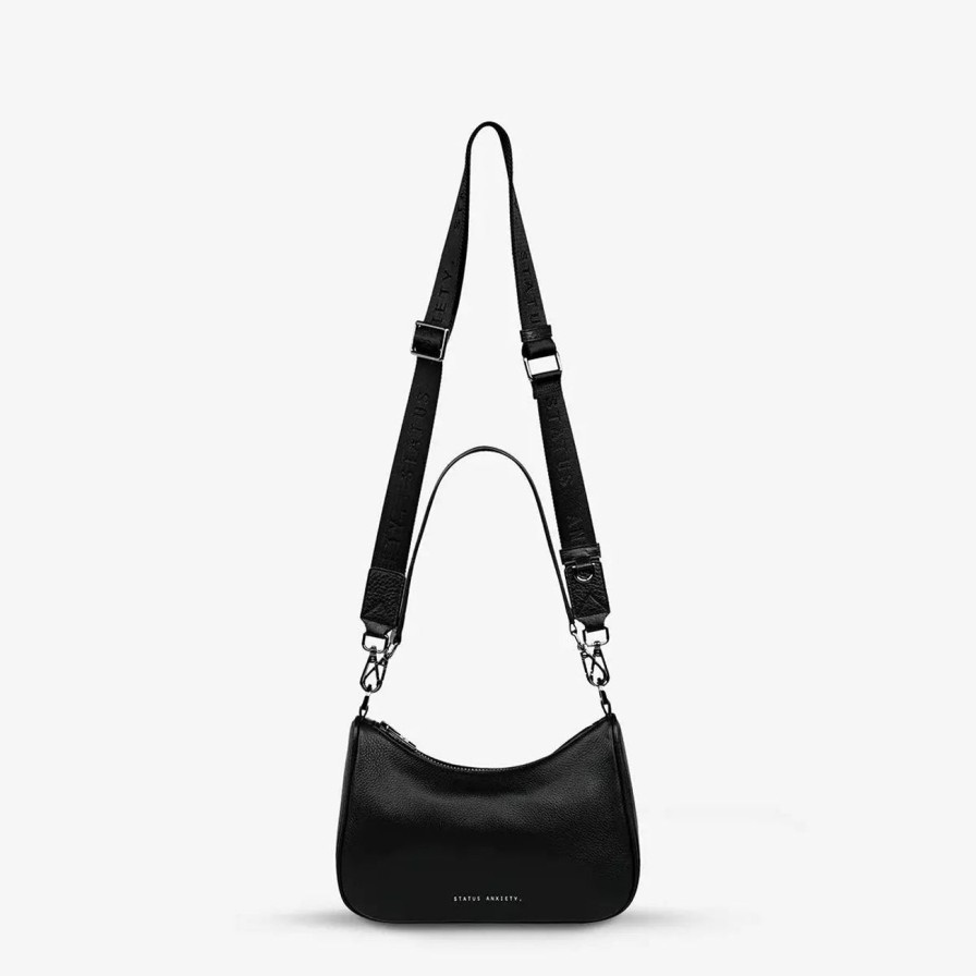 Women Status Anxiety Bags | Status Anxiety Look Both Ways - Black