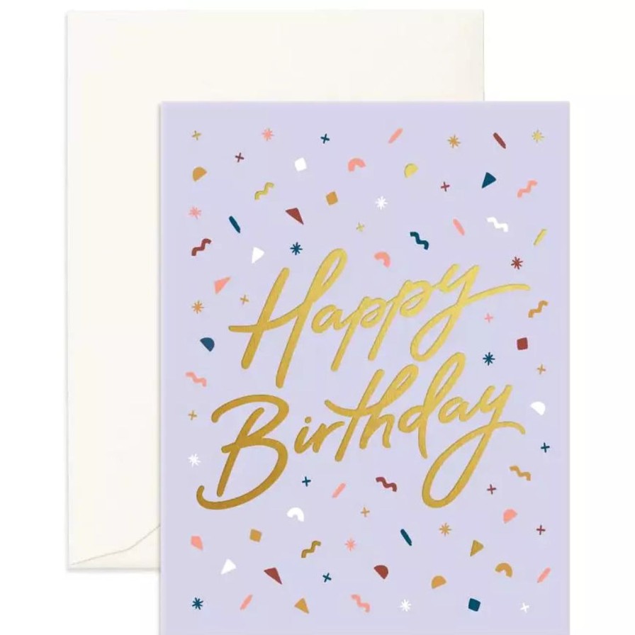 Home & Gift. Fox & Fallow Cards & Stationary | Fox & Fallow Happy Birthday Confetti