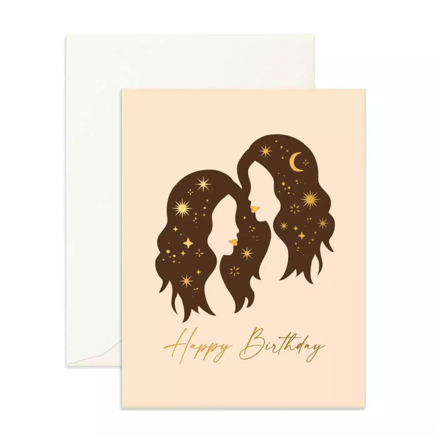 Home & Gift. Fox & Fallow Cards & Stationary | Fox & Fallow Gemini Birthday Greeting Card