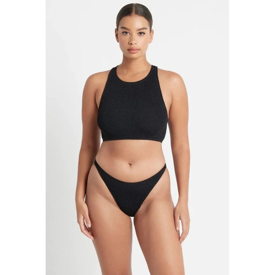 Women Bond-Eye Swim Swimwear | Bond-Eye Scene Brief - Black Eco