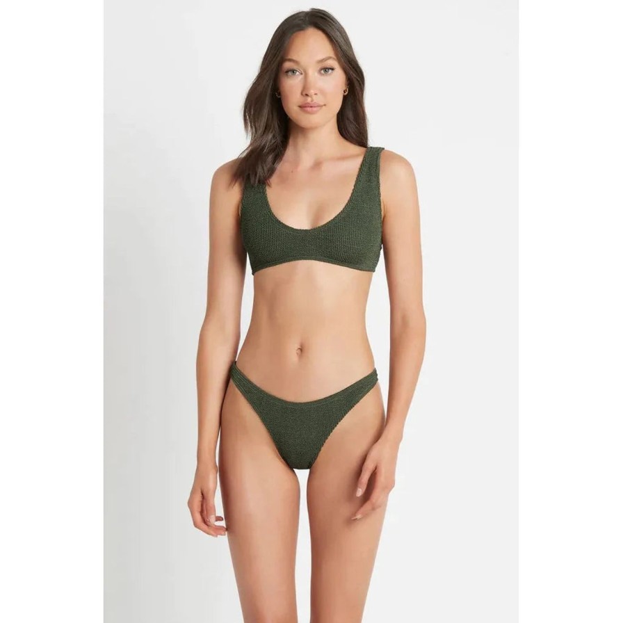 Women Bond-Eye Swim Swimwear | Bond-Eye Scout Crop Eco - Khaki