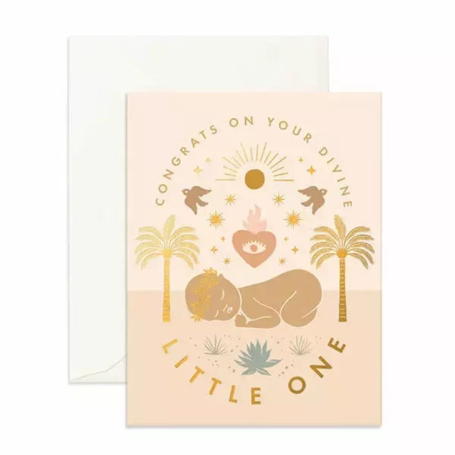 Home & Gift. Fox & Fallow Cards & Stationary | Fox & Fallow Divine Little One Greeting Card