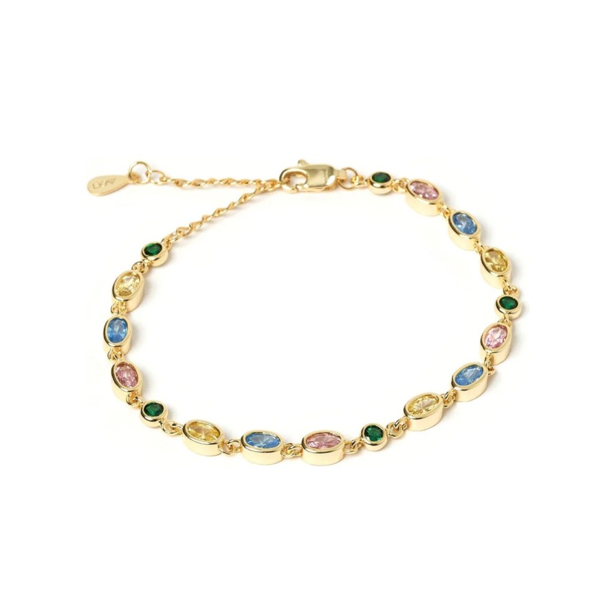 Women Arms of Eve Jewellery | Arms Of Eve Isadora Gold Bracelet - Multi