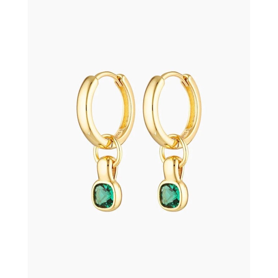 Women Slani Jewellery | Slani Edel Gem Hoops