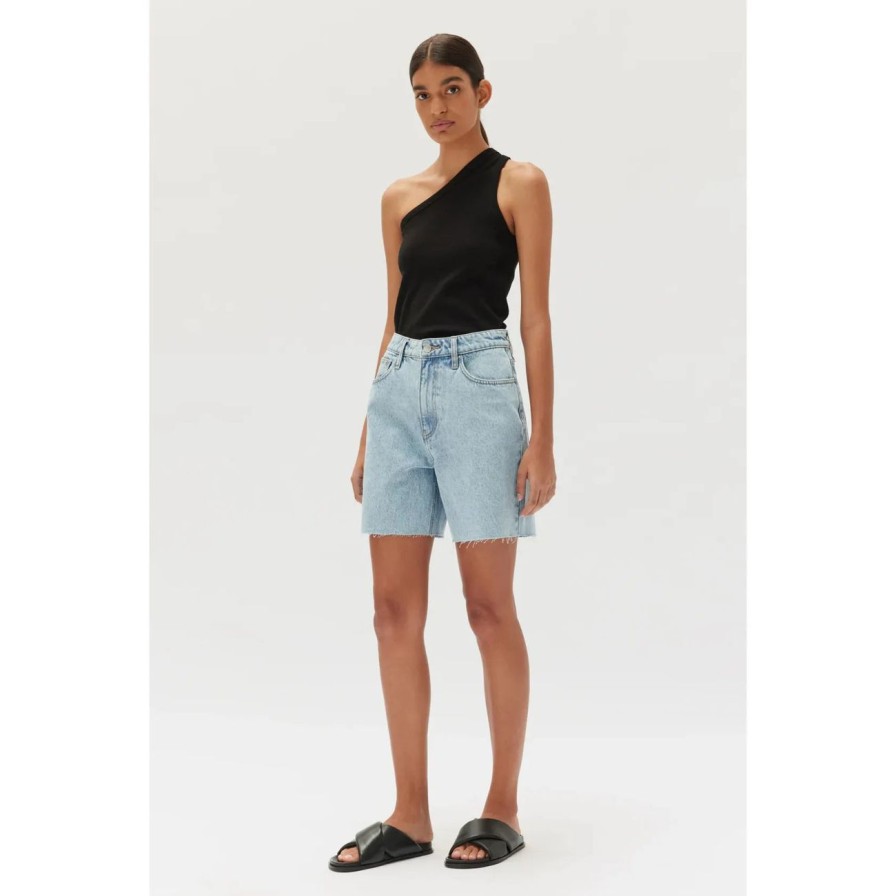 Women Assembly Label Basics | Assembly Label Boy Short - Light Stone