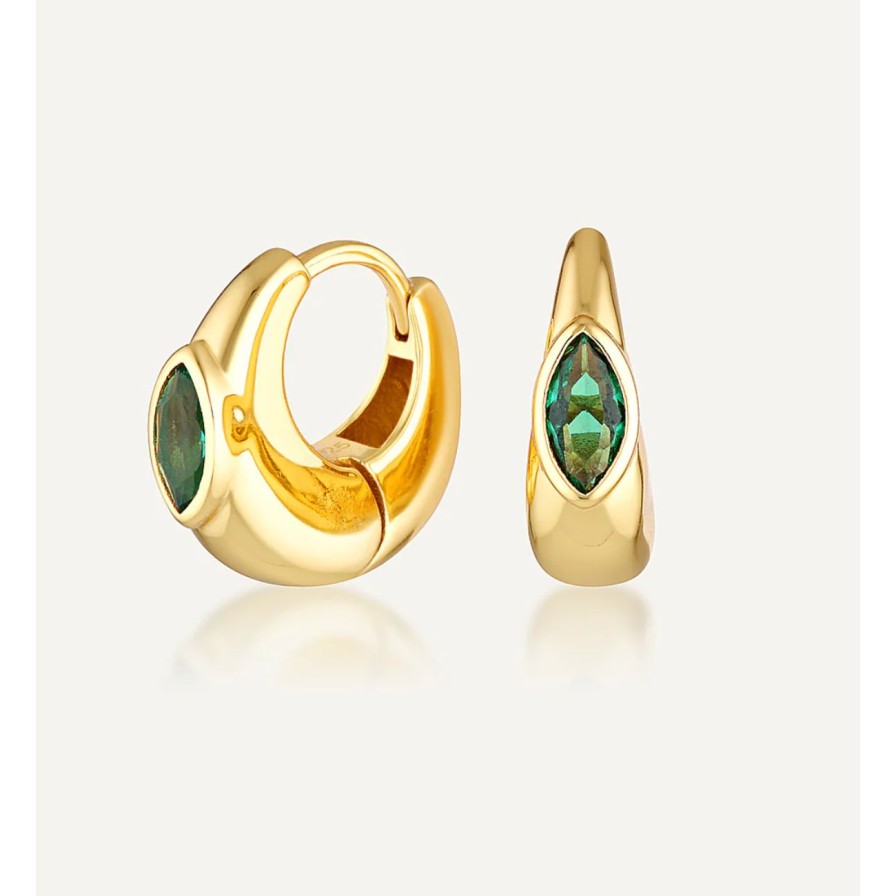 Women Avant Studio Jewellery | Avant Studio Elisa Huggies - Gold