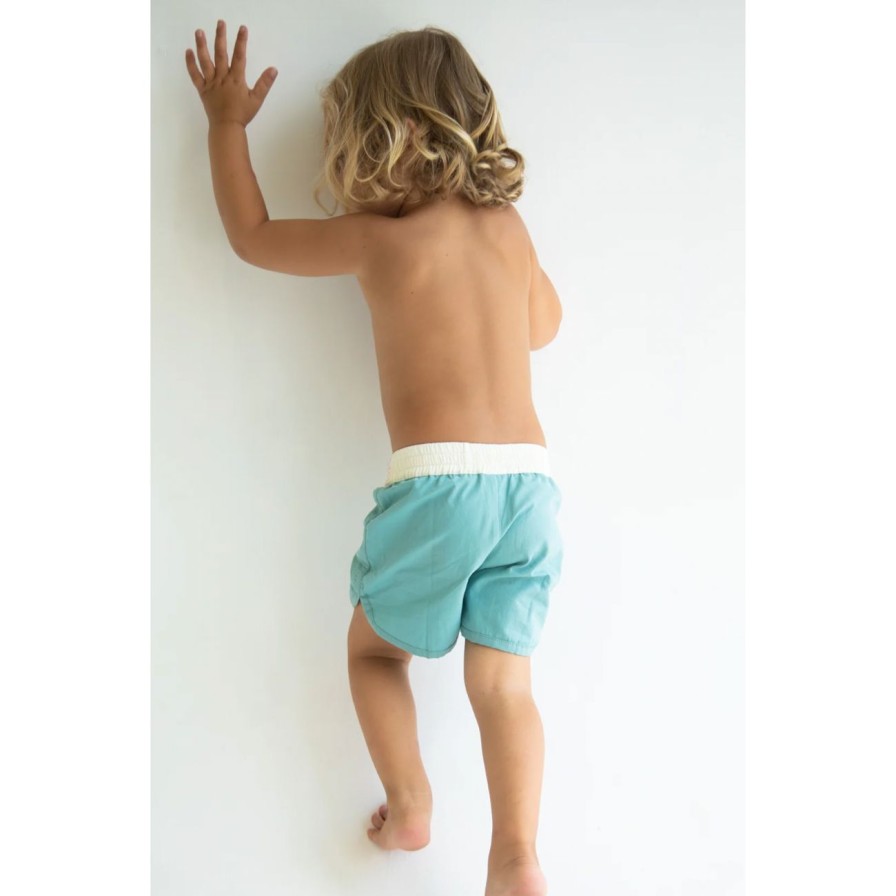 Little Ones. Illoura The Label Clothing | Illoura The Label Board Short - Ocean