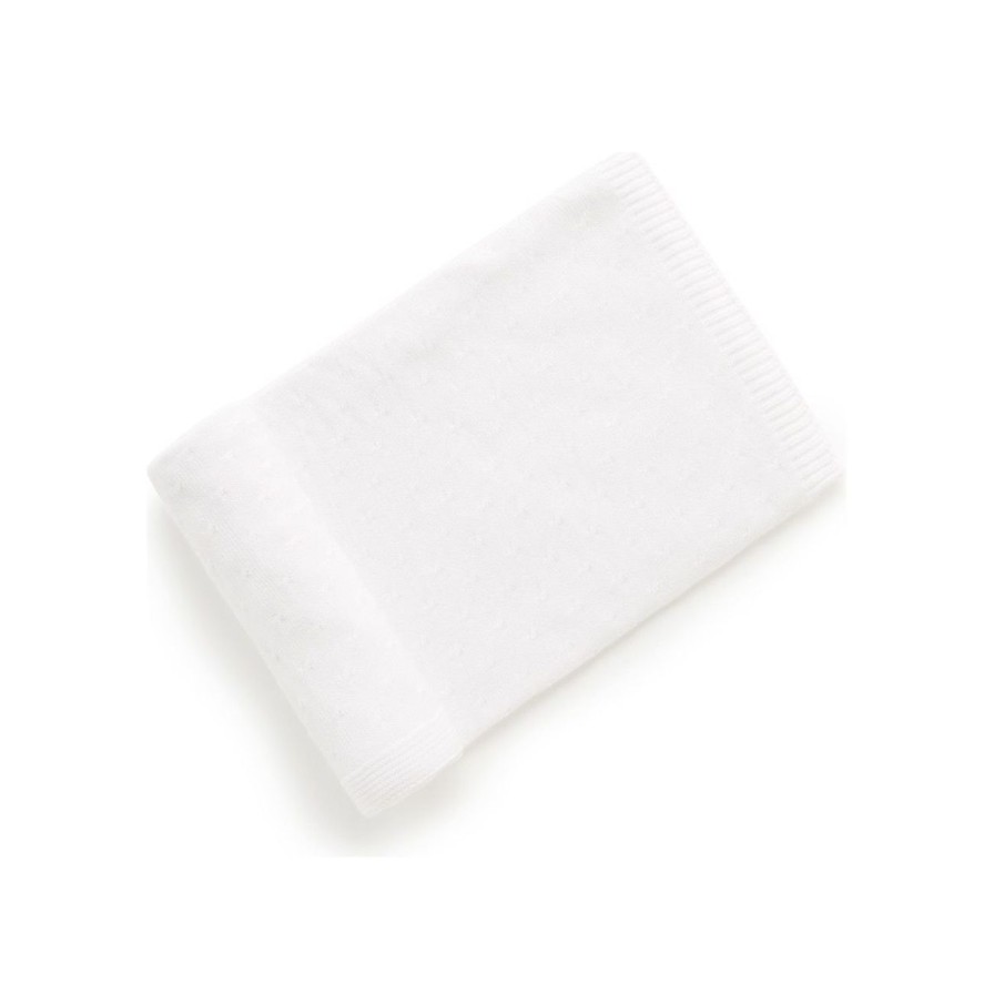 Little Ones. Heysmed | Purebaby Essential Blanket - White