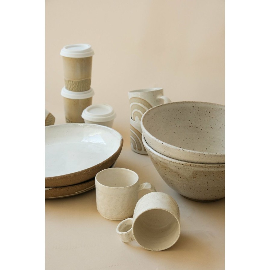 Home & Gift. Mudhavi Ceramics & Vases | Mudhavi Weekender Salad Bowl In Dark Stoneware