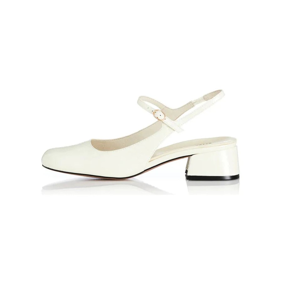 Women Alias Mae Footwear | Alias Mae Lucie - Bone Crinkle Patent