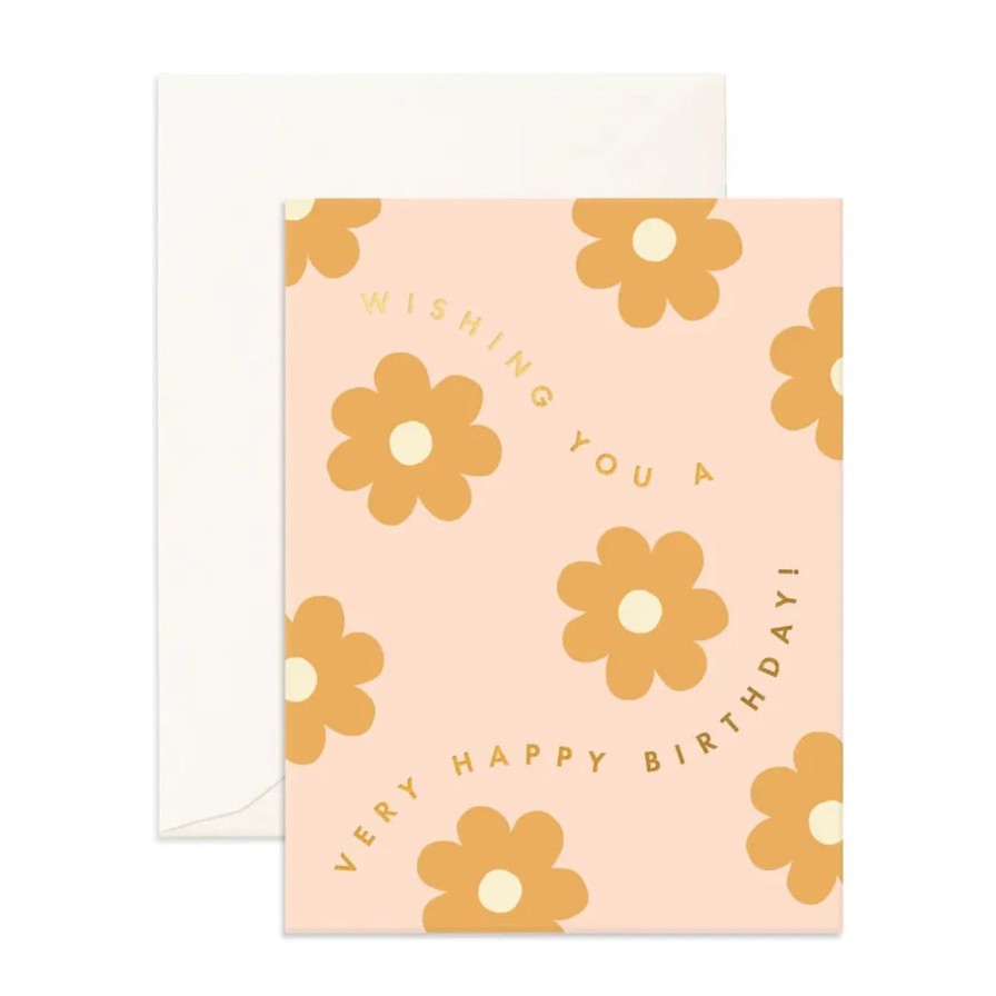 Home & Gift. Fox & Fallow Cards & Stationary | Fox & Fallow Happy Birthday Daisy Chain Greeting Card