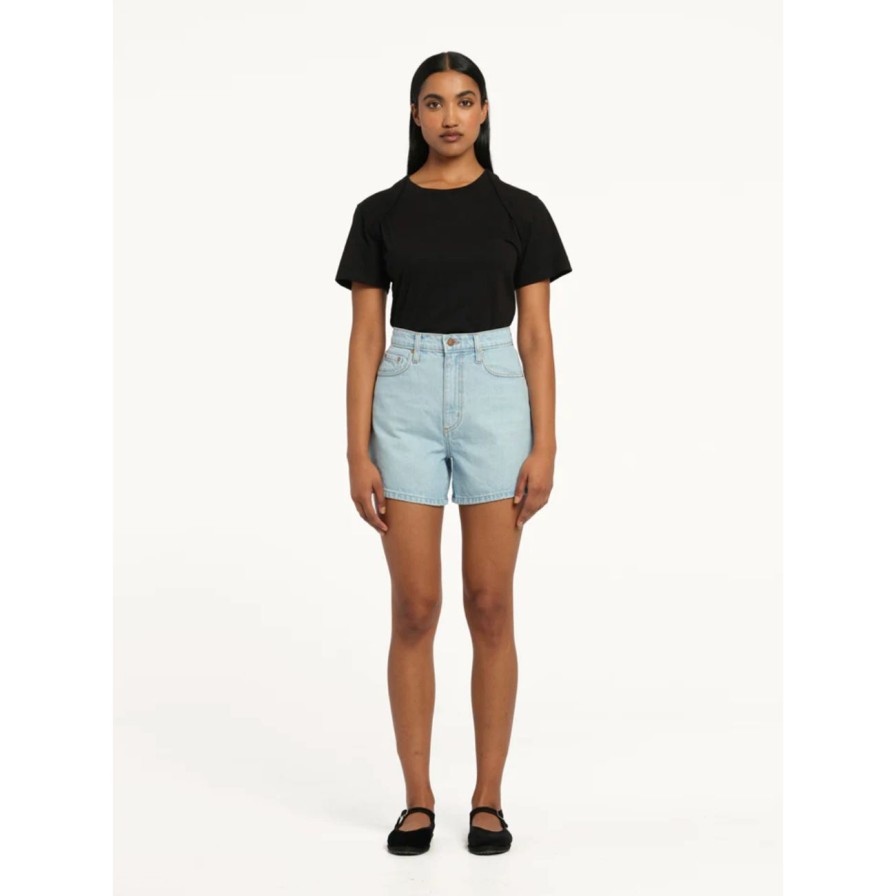 Women Nobody Denim Basics | Nobody Denim Stevie Short - Soft Sky