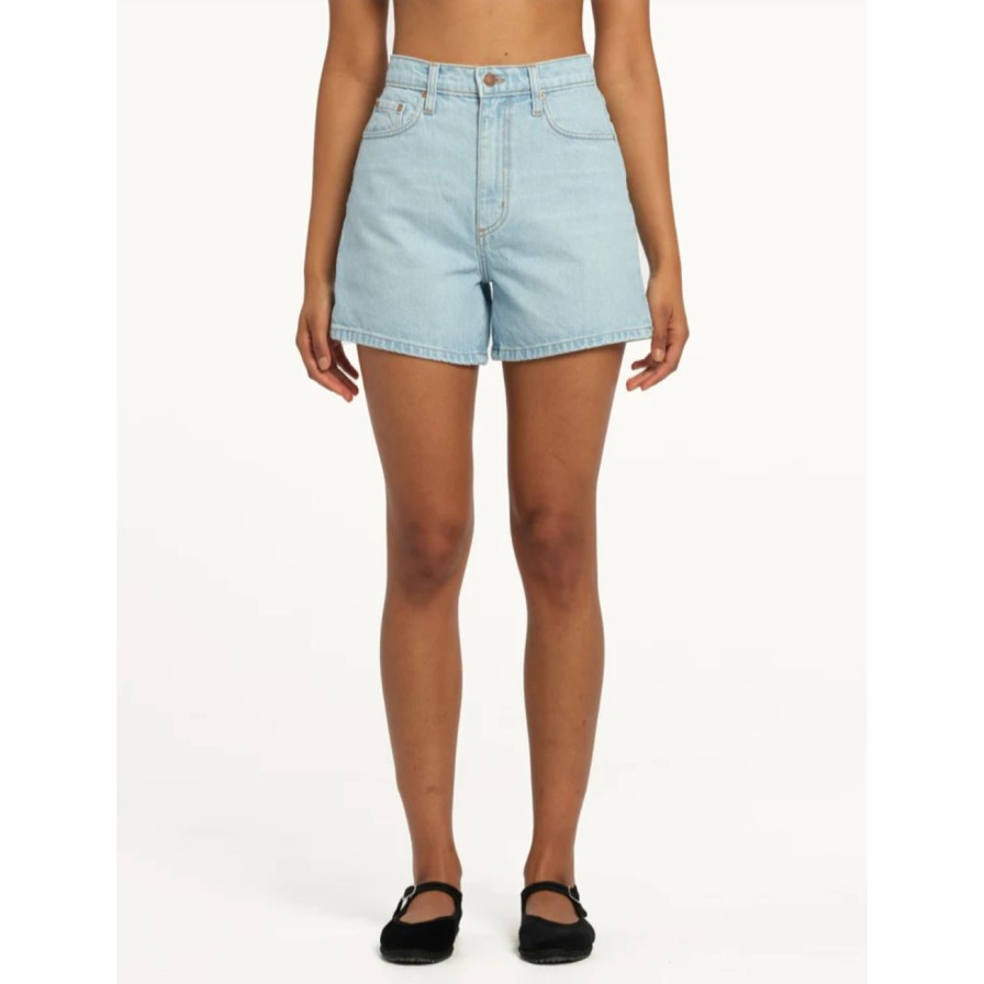 Women Nobody Denim Basics | Nobody Denim Stevie Short - Soft Sky