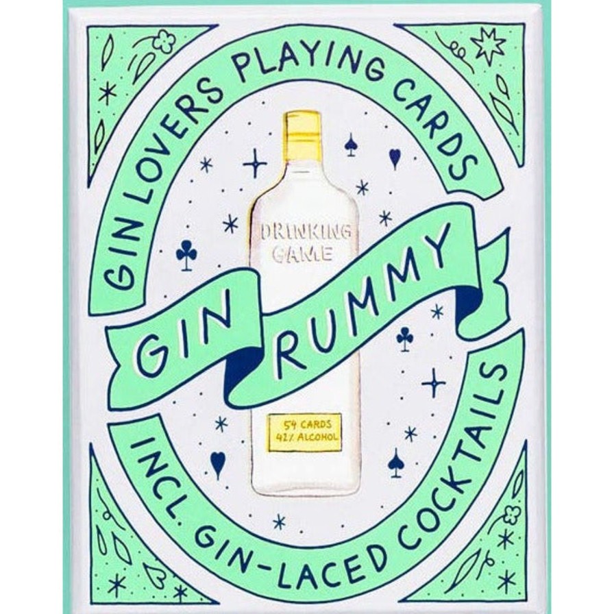 Home & Gift. Hardie Grant Cocktail Mixes & Non-Alcoholic Drinks | Gin Rummy Playing Cards