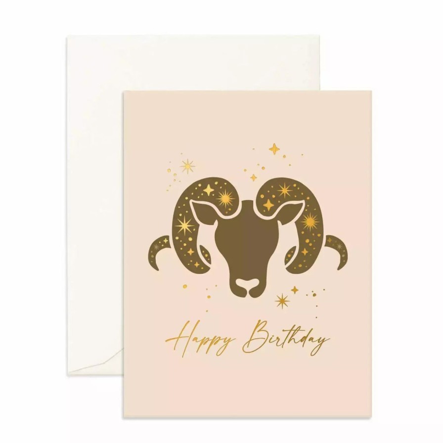 Home & Gift. Fox & Fallow Cards & Stationary | Fox & Fallow Aries Birthday Greeting Card