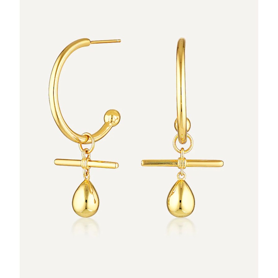 Women Avant Studio Jewellery | Avant Studio Ava Hoops - Gold