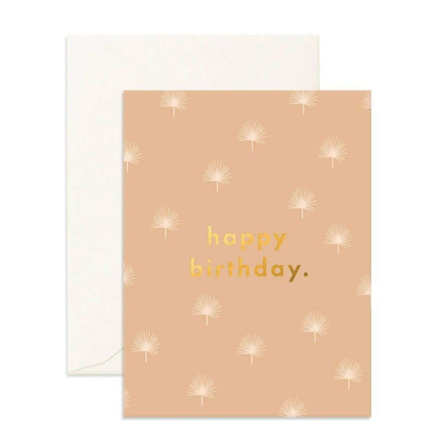 Home & Gift. Fox & Fallow Cards & Stationary | Fox & Fallow Birthday Palmetto (White Fern) Greeting Card